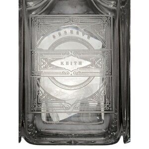 Gift for the name Keith Name Swanky Badger Liquor Decanter Clear Glass 8.5"